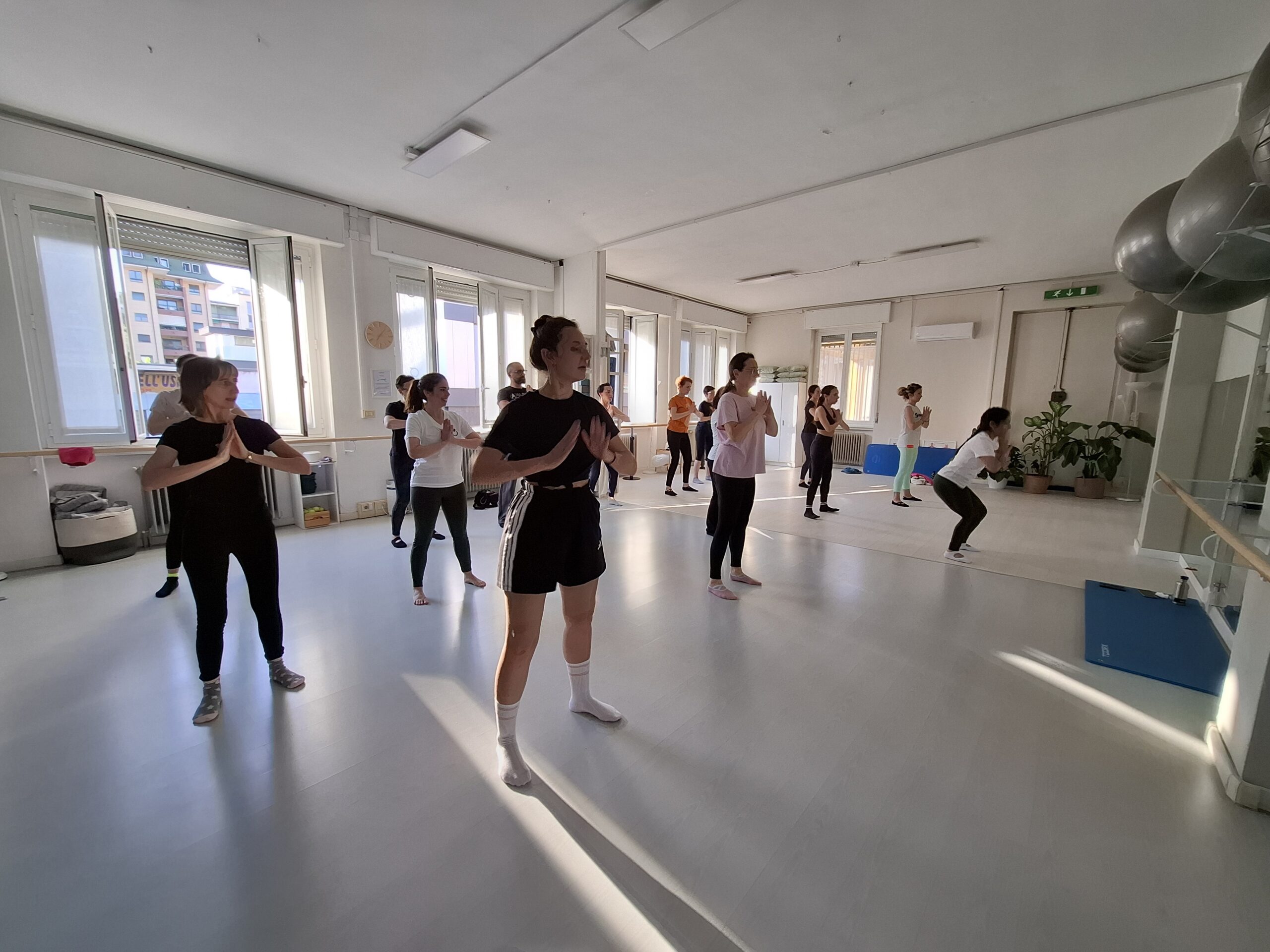 Allevi delle lezioni di Pilates Matwork a Milano Gorla